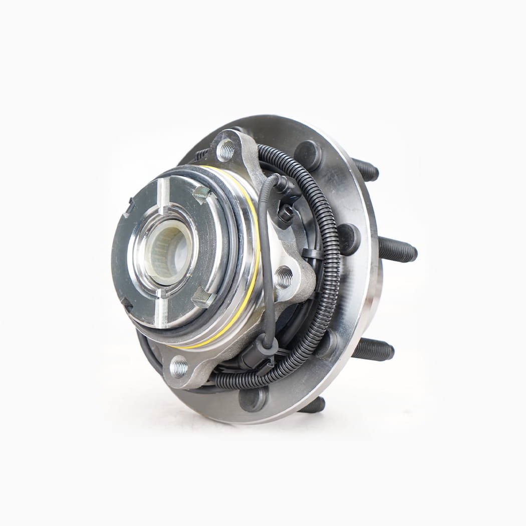 Hanhub 515075 Front Wheel Hub ومجموعة الحاملة متوافقة مع F-250 Super Duty F-350 Super Duty استبدال SP580204 BR930426 F81A2B663BE F81Z1104BE FW775 8-LUG